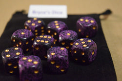Hurricane Speckled 16mm D6 Pipped (Online Only)