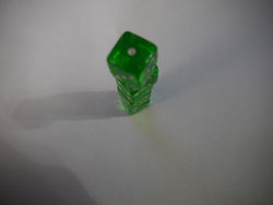 NEW Set of 5 Green Transparent Large Casino Size 19mm Dice Green Great Quality (Online Only)