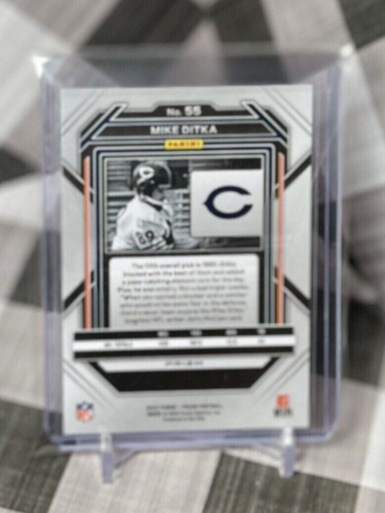 🔥🔥 MIKE DITKA 2022 Prizm GREEN PRIZM Parallel #55 - CHICAGO BEARS SP 🔥🔥 (ONLINE ORDER ONLY)