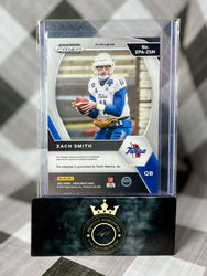 Zach Smith 2021 Panini Prizm Draft Picks Silver Prizm Rookie Auto #324 Breakers (ONLINE ORDER ONLY)
