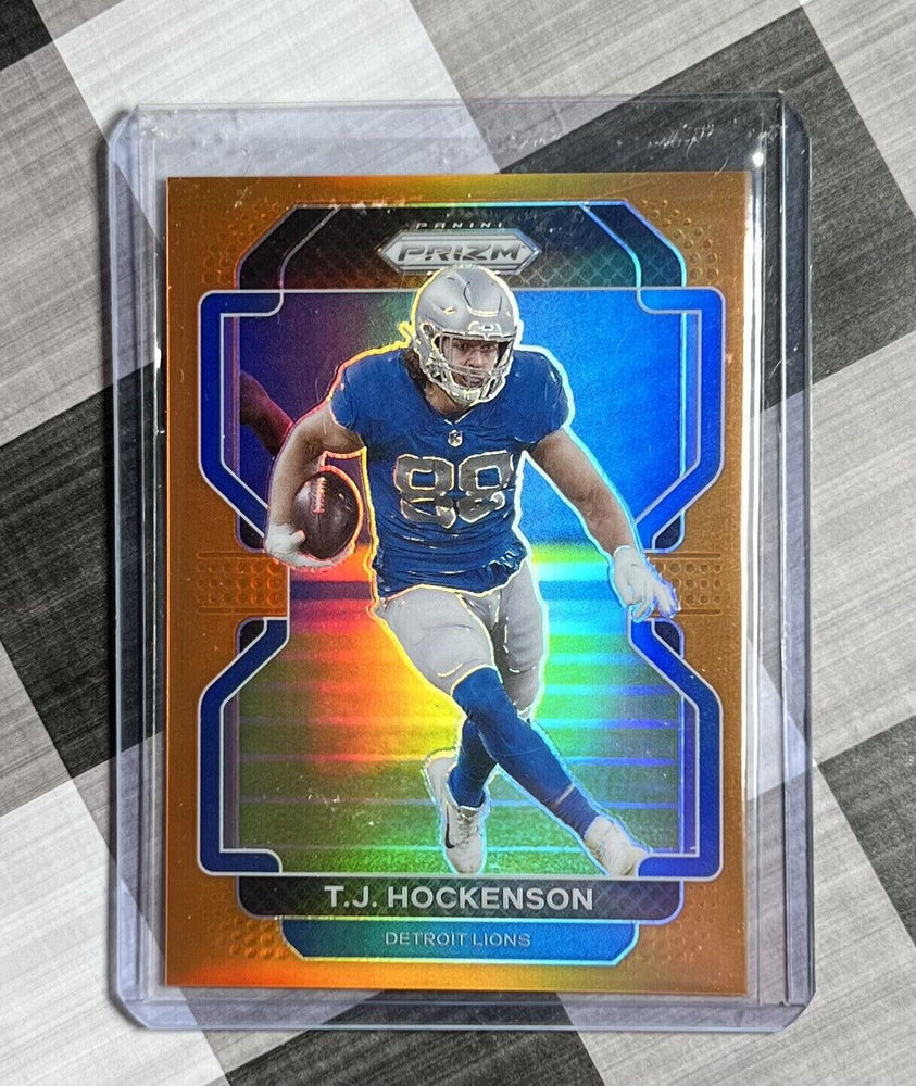 2021 Panini Prizm TJ Hockenson Orange Prizm SP 237/249 #147 - Detroit Lions!🔥🔥 (ONLINE ORDER ONLY)