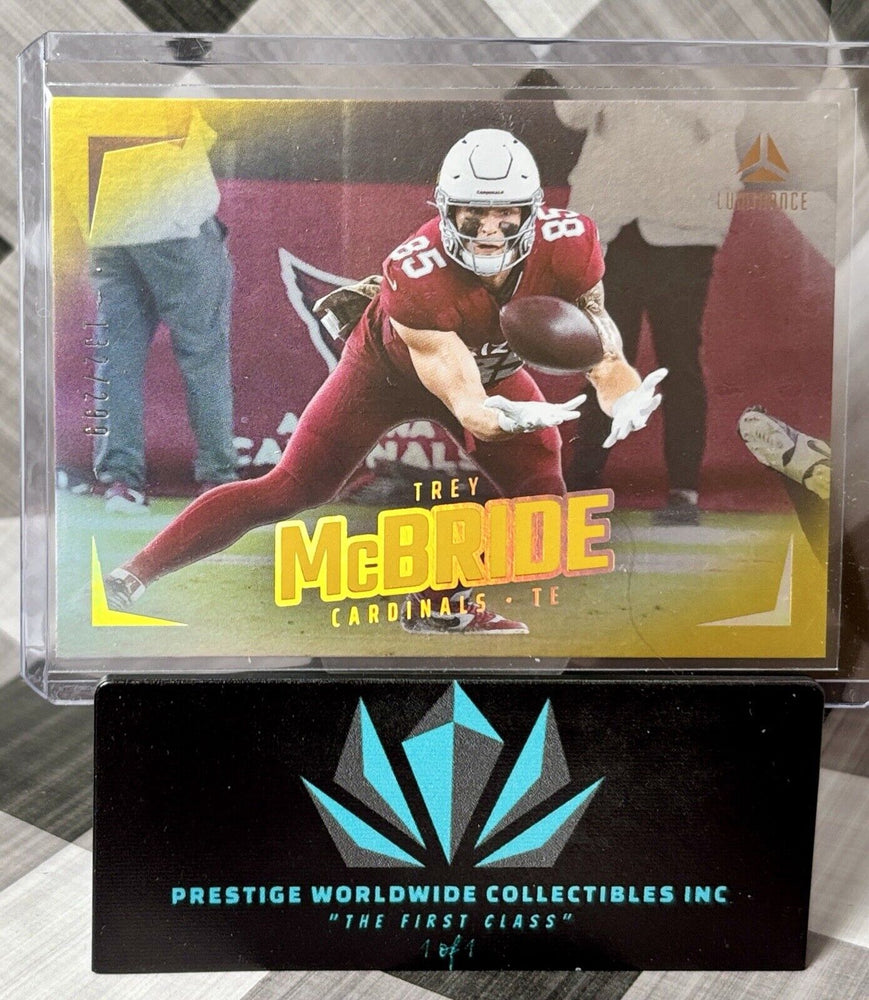 Trey McBride 2024 Panini Luminance Horizontal Gold /299 #99 Arizona Cardinals (ONLINE ORDER ONLY)