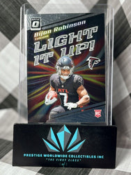 Bijan Robinson 2023 Donruss Optic Light it Up Rookie #LU-BR Atlanta Falcons RC (ONLINE ORDER ONLY)