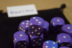 Silver Tetra Speckled 16mm D6 | Sold per piece (Online Only)
