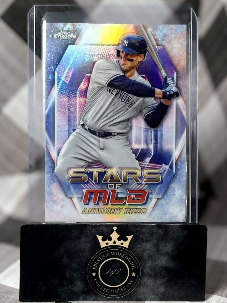 Anthony Rizzo 2023 Topps CHROME MLB Series 2 Stars of MLB #SMLBC-22 NY Yankees (ONLINE ORDER ONLY)