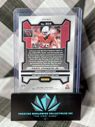 Paris Johnson Jr. 2023 Panini Prizm Orange Prizm Rookie /249 #304 Cardinals RC (ONLINE ORDER ONLY)