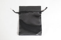 2 Pack of Large Black Satin Gift Bag Game Dice Bag Counter Pouch 4"x 6" (Online Only)