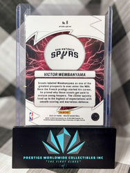 Victor Wembanyama 2023-24 Panini Mosaic Green Thunder Road Rookie #8 Spurs RC (ONLINE ORDER ONLY)