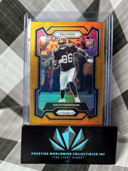 Zach Harrison 2023 Panini Prizm Orange Prizm Rookie /249 #306 Atlanta Falcons RC (ONLINE ORDER ONLY)