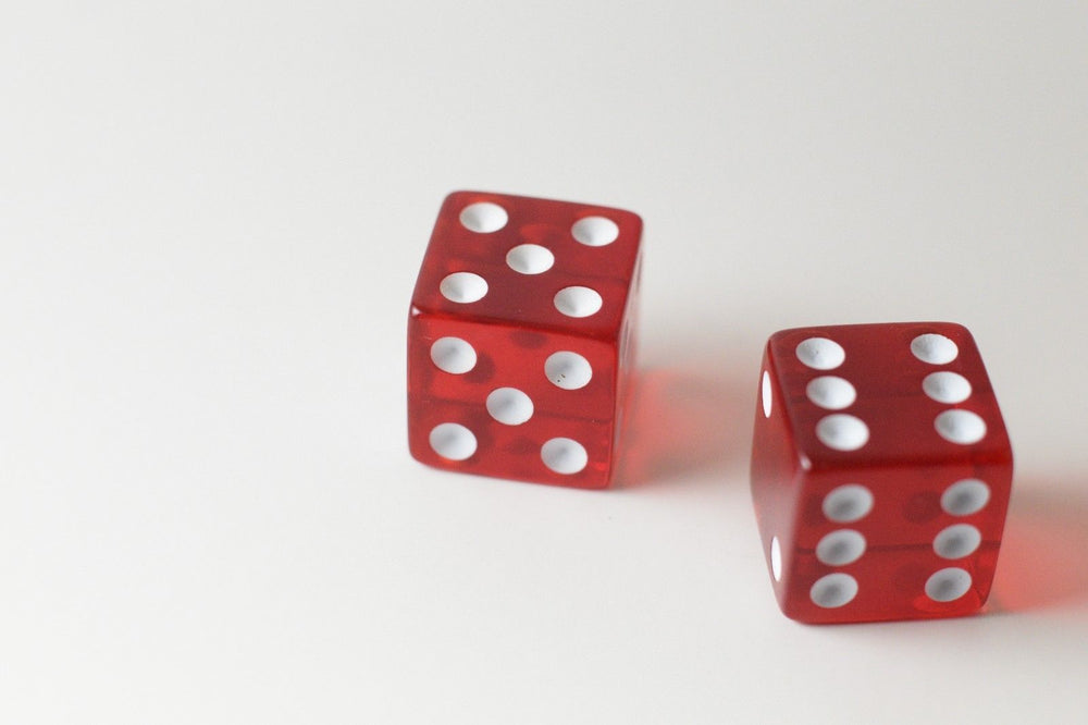 NEW Loaded Trick Transparent Red Dice Set Mis-Spotted 2, 5, 6 Only Not Weighted (Online Only)