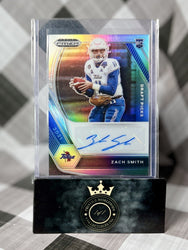 Zach Smith 2021 Panini Prizm Draft Picks Silver Prizm Rookie Auto #324 Breakers (ONLINE ORDER ONLY)