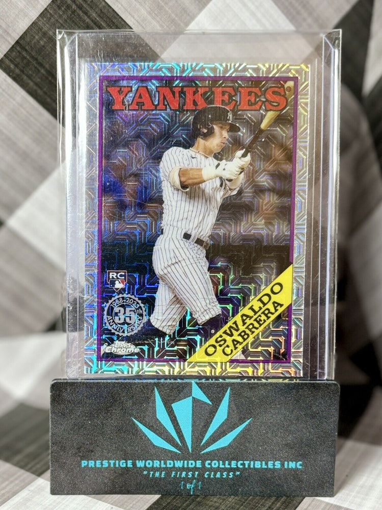 Oswaldo Cabrera 2023 Topps Series 1 Silver Mojo 35th Anniversary #T88C-61 NYY RC (ONLINE ORDER ONLY)