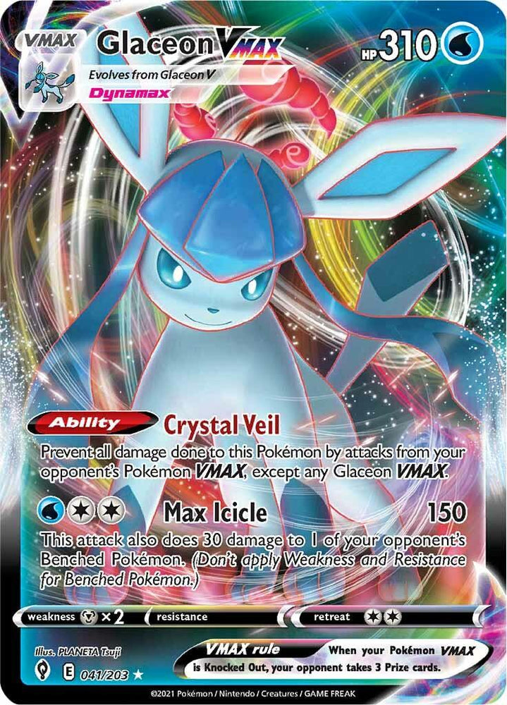 Glaceon VMAX (041/203) [Sword & Shield: Evolving Skies] (Online Only)