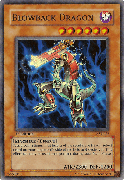 Blowback Dragon [AST-022] Ultra Rare (ONLINE ORDER ONLY)