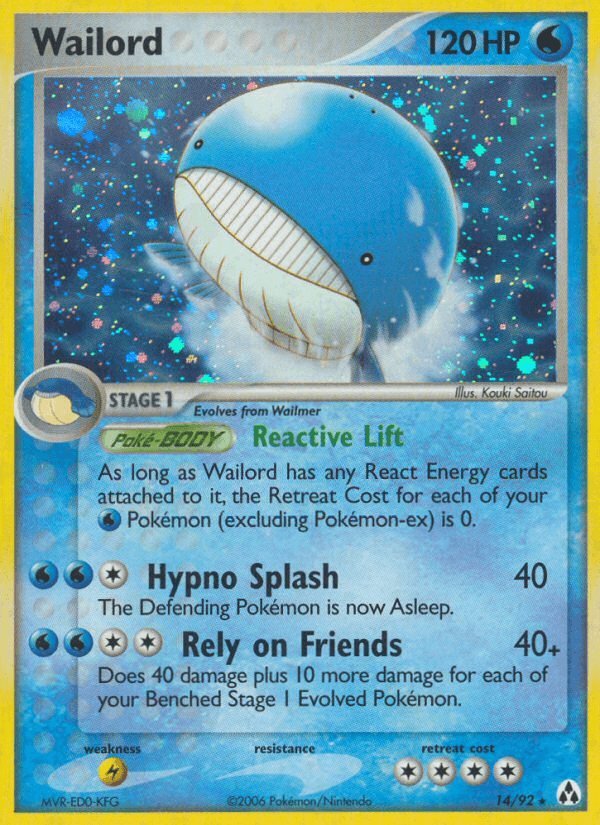 Wailord (14/92) [EX: Legend Maker] (Online Only)