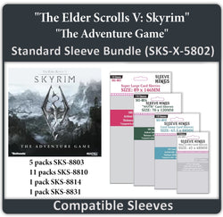 "The Elder Scrolls V: Skyrim – The Adventure Game" Compatible Card Sleeve Bundle (8803 x 5, 8810 x 11, 8814 x 1, 8831 x 1) (ONLINE ORDER ONLY)