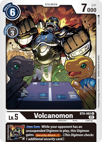 Volcanomon [BT6-062] [Double Diamond] (ONLINE ORDER ONLY)