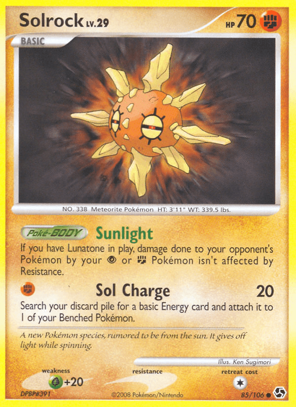 Solrock (85/106) [Diamond & Pearl: Great Encounters] (Online Only)