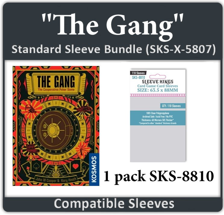 "The Gang" Compatible Card Sleeve Bundle (8810 x 1) (ONLINE ORDER ONLY)