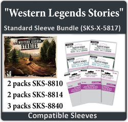 "Western Legends Stories" Compatible Sleeve Bundle (8810 x 2, 8814 x 2, 8840 x 3) (ONLINE ORDER ONLY)