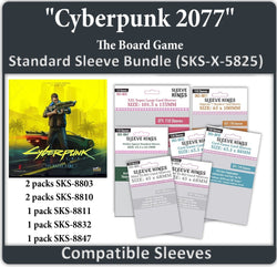 Cyberpunk 2077- The Board Game Compatible Card Sleeve Bundle (8803 x 2, 8810 x 2, 8811 x 1, 8832 x1, 8847x 1) (ONLINE ORDER ONLY)