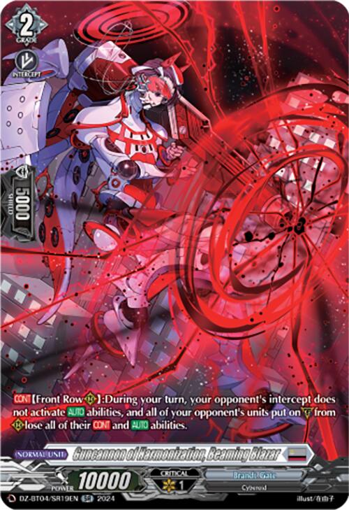 Guncannon of Harmonization, Beaming Blazar (DZ-BT04/SR19EN) [Destined Showdown]