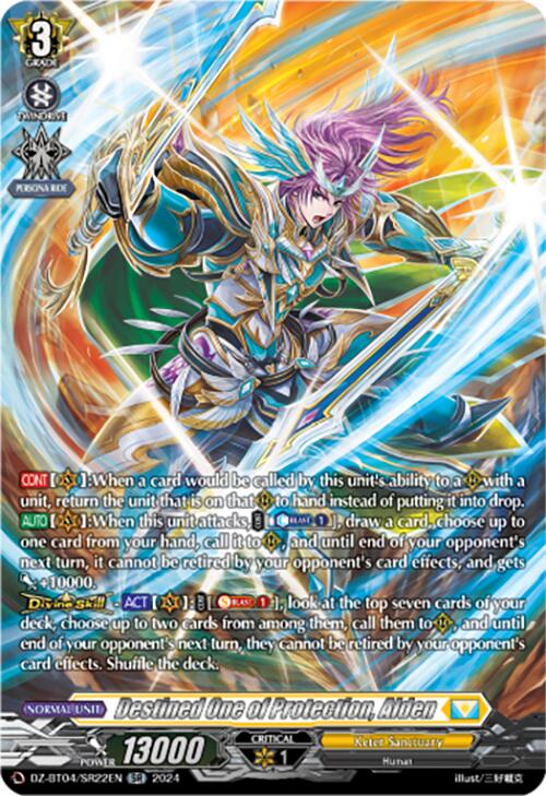 Destined One of Protection, Alden (DZ-BT04/SR22EN) [Destined Showdown]