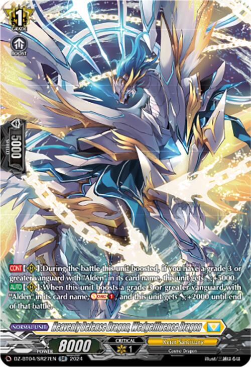 Heavenly Defense Dragon, Wedgeffluence Dragon (DZ-BT04/SR27EN) [Destined Showdown]