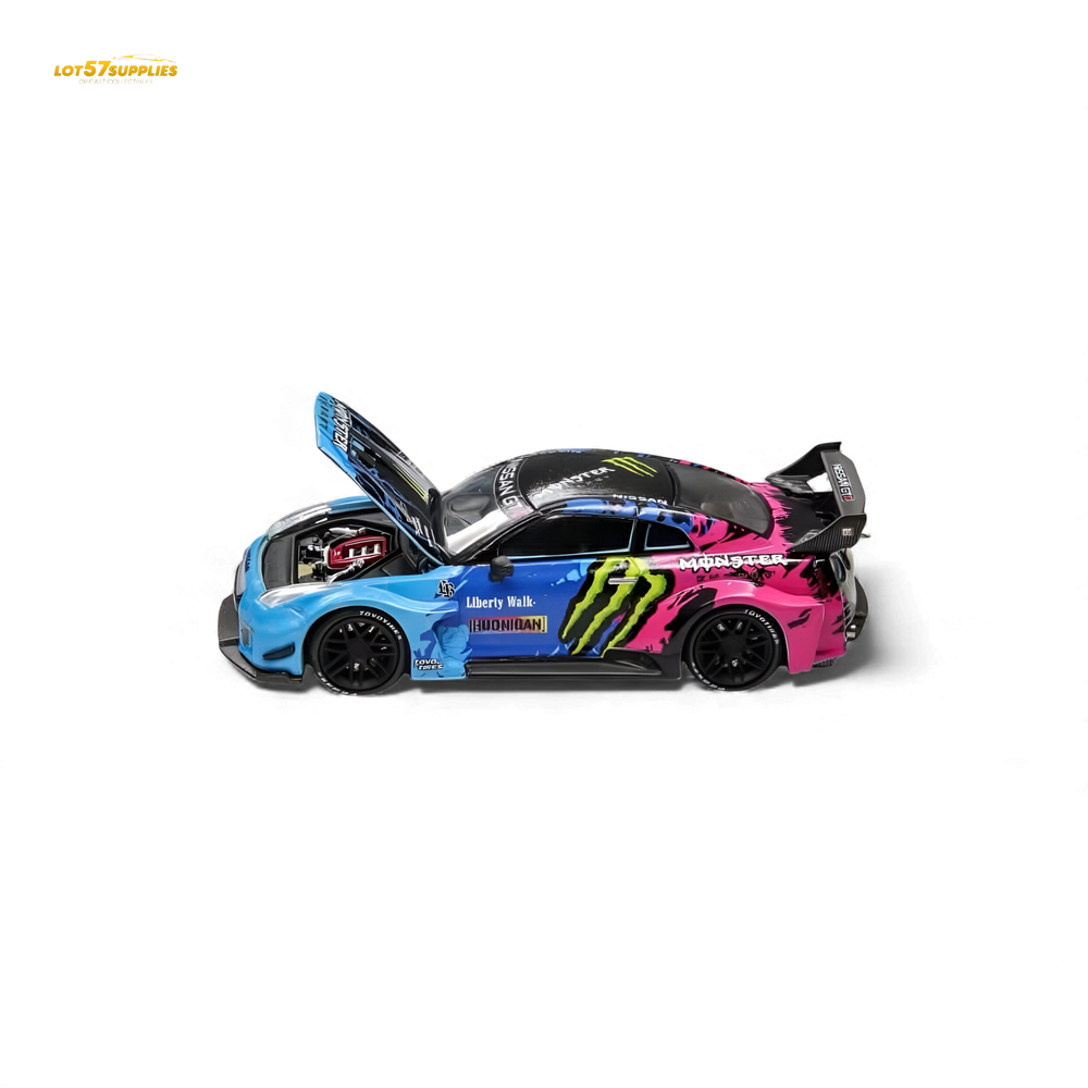 (Pre-Order) Demon King Auto GT-R R35 LBWK Wide-Body - Monster Livery 1:64 (ONLINE ORDER ONLY)