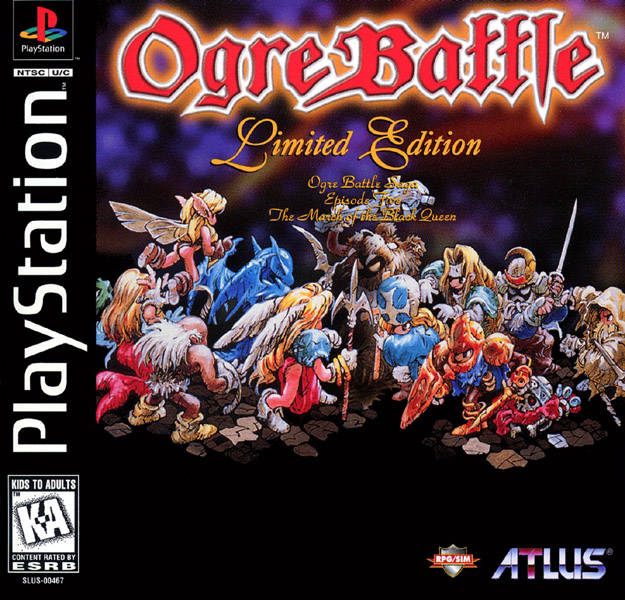 Ogre Battle: The March of the Black Queen (Playstation) (ONLINE ORDER ONLY)