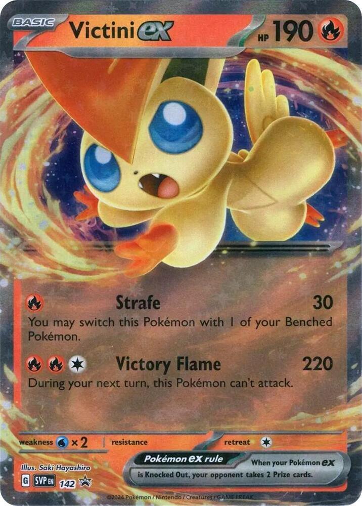 Victini ex (SVP142) [Scarlet & Violet: Black Star Promos] (Online Only)