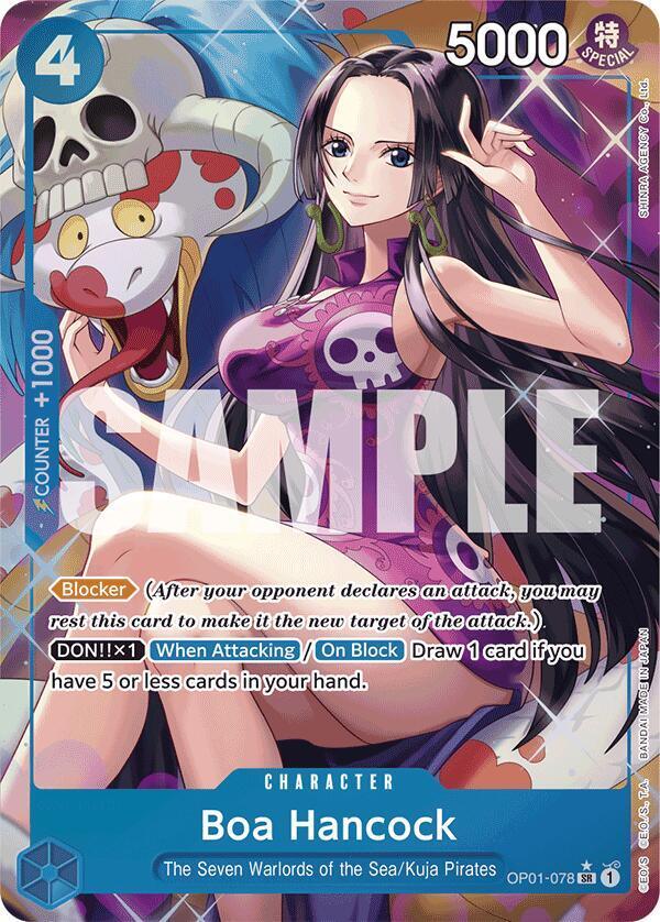 Boa Hancock (Alternate Art) [Extra Booster: Memorial Collection] (ONLINE ORDER ONLY)