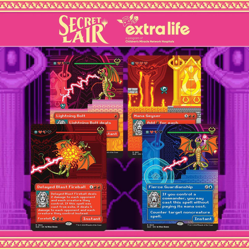 Secret Lair: Drop Series - Pixel Perfect (Extra Life 2024 - Non-Foil Edition) (ONLINE ORDER ONLY)