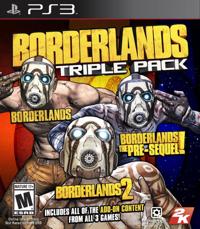 Borderlands Triple Pack (Playstation 3) (Online Only)