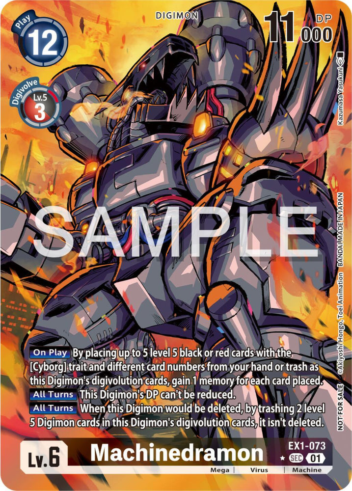 Machinedramon [EX1-073] (Release Special Booster Ver.2.0 Celebration Event Winner) [Release Special Booster 2.0 Pre-Release Cards] (ONLINE ORDER ONLY)