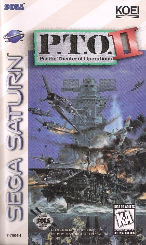 P.T.O. II: Pacific Theater of Operations (Sega Saturn) (ONLINE ORDER ONLY)