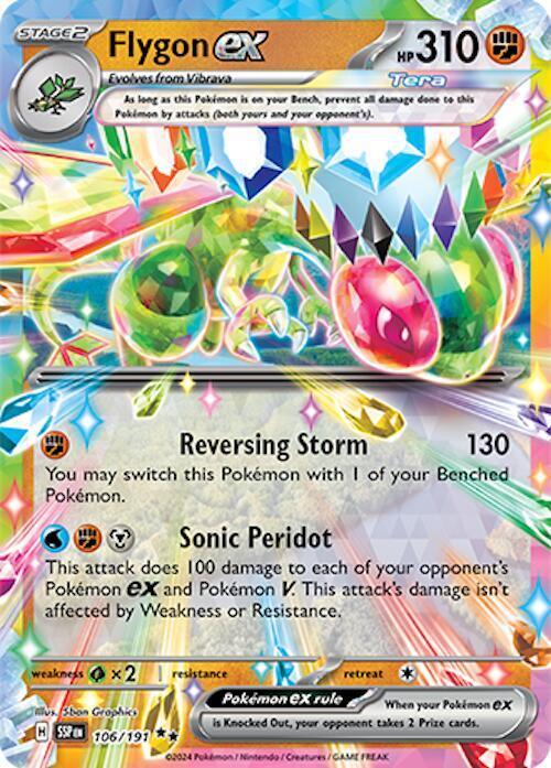 Flygon ex (106/191) [Scarlet & Violet: Surging Sparks] (Online Only)