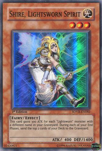 Shire, Lightsworn Spirit [SOVR-EN082] Super Rare (ONLINE ORDER ONLY)