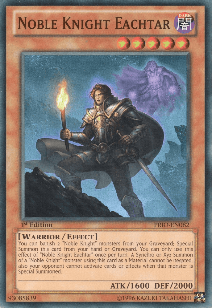 Noble Knight Eachtar [PRIO-EN082] Super Rare (ONLINE ORDER ONLY)