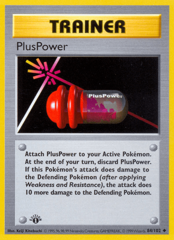 PlusPower (84/102) (Shadowless) [Base Set 1st Edition] (Online Only)