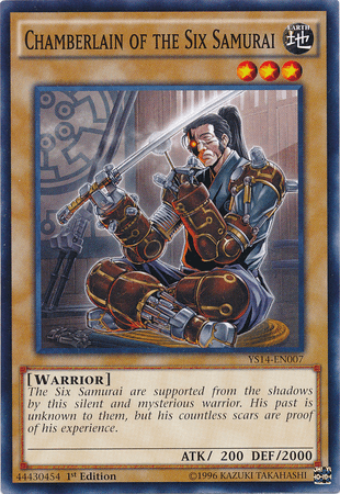 Chamberlain of the Six Samurai [YS14-EN007] Common (ONLINE ORDER ONLY)