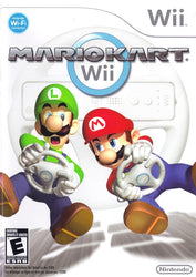 Mario Kart Wii Bundle with 2x Wii Steering Wheels (Wii) (Online Only)