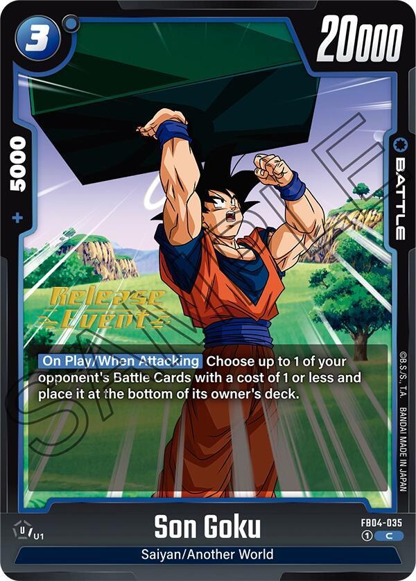 Son Goku (FB04-035) [Ultra Limit Release Event Cards] (ONLINE ORDER ONLY)