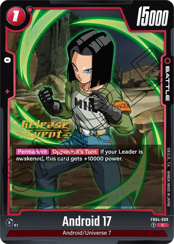 Android 17 [Ultra Limit Release Event Cards] (ONLINE ORDER ONLY)