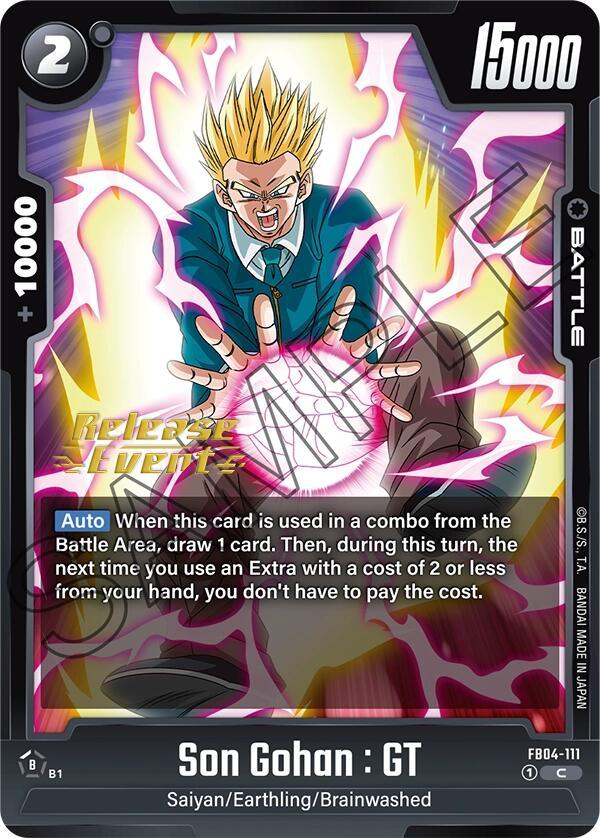 Son Gohan : GT [Ultra Limit Release Event Cards] (ONLINE ORDER ONLY)