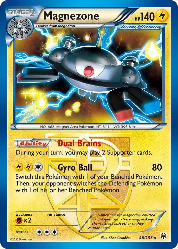Magnezone (46/135) (Theme Deck Exclusive) [Black & White: Plasma Storm] (Online Only)
