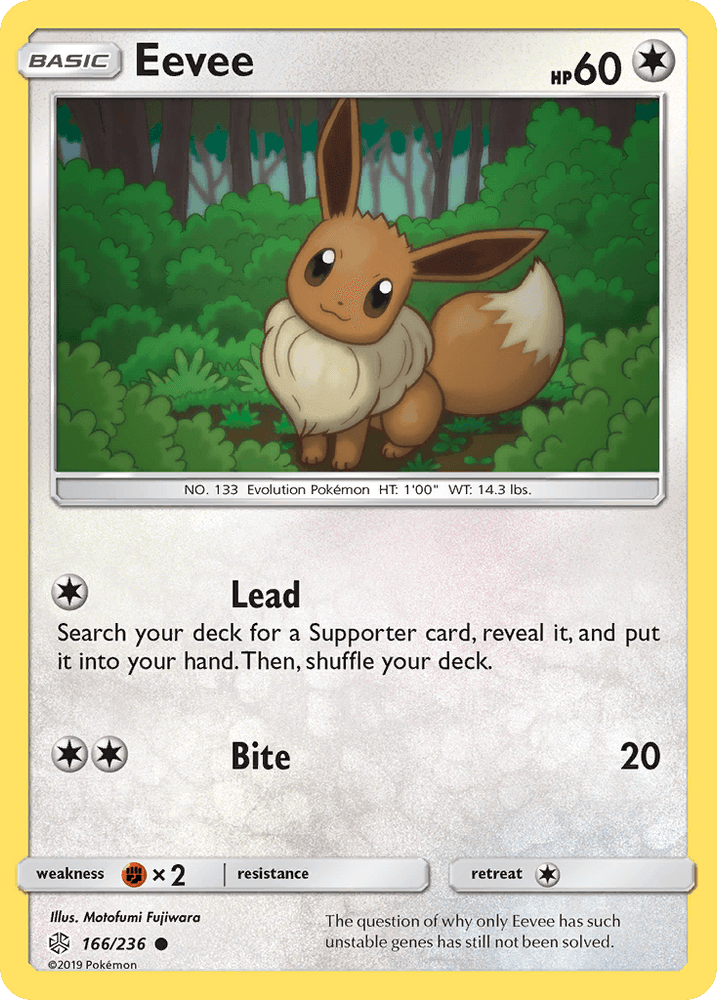 Eevee (166/236) [Sun & Moon: Cosmic Eclipse] (Online Only)