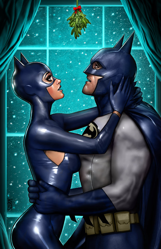 Catwoman #50 D Nathan Szerdy Holiday Mistletoe Christmas Kiss GGA Variant (12/20/2022) Dc (ONLINE ORDER ONLY)