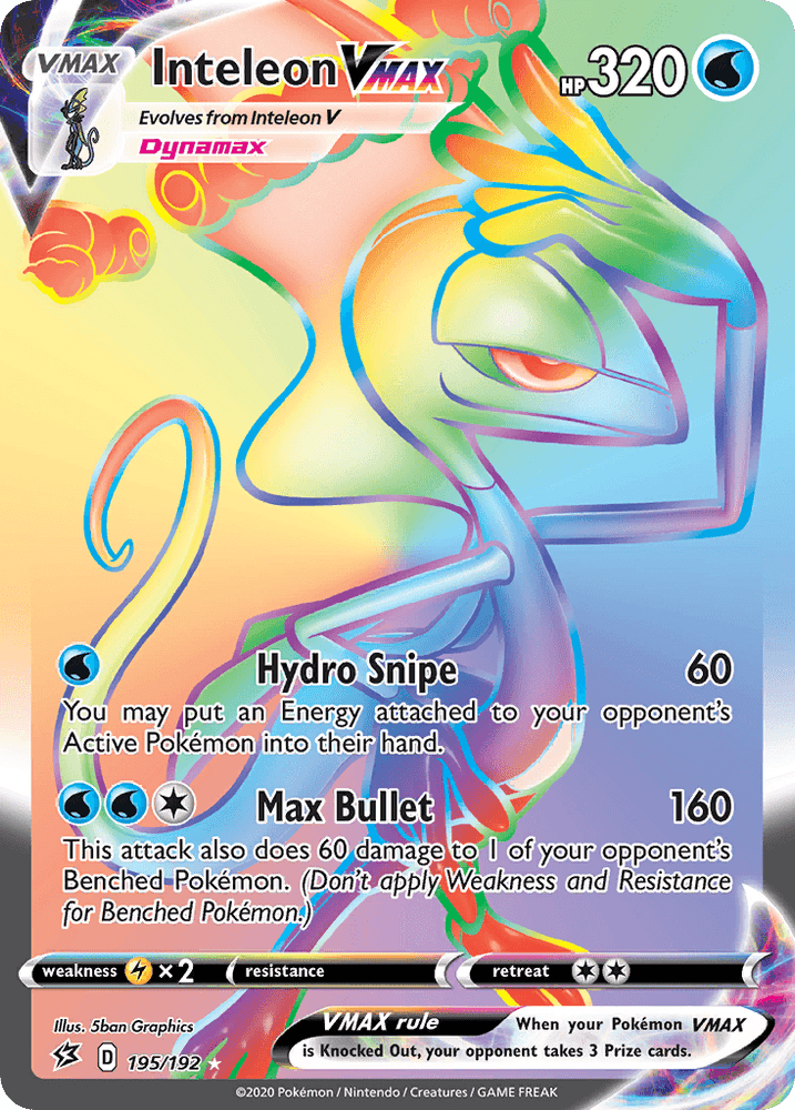 Inteleon VMAX (195/192) [Sword & Shield: Rebel Clash] (Online Only)