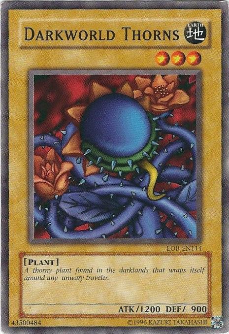 Darkworld Thorns [LOB-EN114] Common (ONLINE ORDER ONLY)